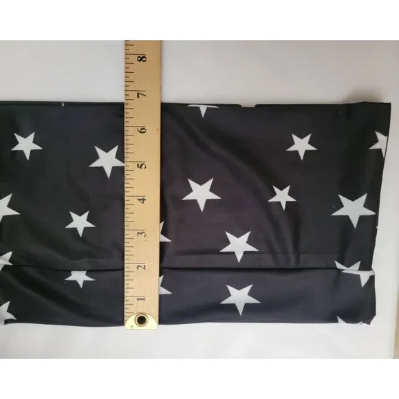 POLLY Black & White Star Print High-Waisted Strapless Bikini Set Size 8 US - Picture 6 of 9